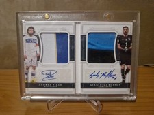 2018 Panini National Treasures Soccer Booklet Auto Patch Pirlo Buffon 15/15 picture