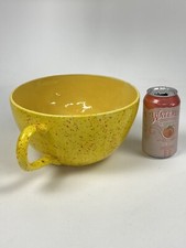 Vtg ‘73 Arnels jumbo gigantic latte coffee Tea cup bowl in Jackson Pollock Style picture
