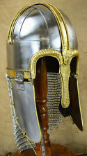 Medieval Coppergate Helmet Viking Steel Sca Larp Reenactment Wearable Armor  picture