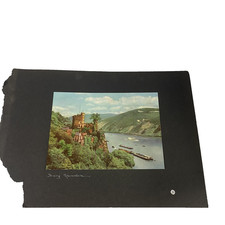 Vintage Burg Rheinstein Bingen Rüdesheim Germany Scrapbook Page Postcards Lot picture