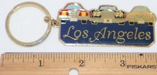 Vintage - Los Angeles, California - Metal Keychain -  picture