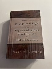 Marcus Jastrow Dictionary Of Targumim Talmud Bavli Yerushalmi HARDCOVER VG picture