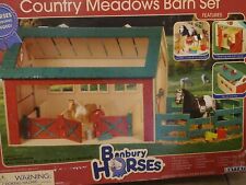 Wooden Horse Barn Toy Set Battat Country Meadows HUGE Banbury  picture