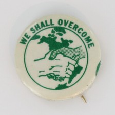 SNCC Handshake Pin 1960 Segregation Sit In Protest MLK Mississippi Alabama P1462 picture