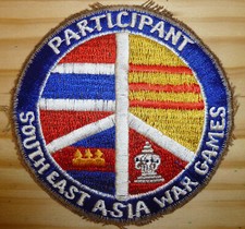 Patch - SOUTH EAST ASIAN WAR GAMES - Participant - VIETNAM WAR - Laos - D.313 picture