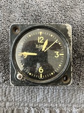 Wittnauser AN5743-L2 8-Day Aircraft Cockpit Clock US NAVY MIL-C-7939A Parts picture