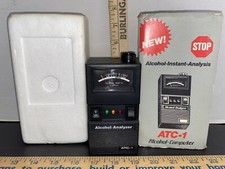 Vintage Alcohol-Instant-Analysis ATC-1 Breathalyzer W/Original Box-Still Works picture