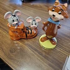 Mr Jinx the cat & Pixie Dixie Mice 1958-1961 Hanna Barbera ceramic figurines picture
