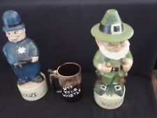 Lot of 2 Whiskey Decanters and Bar Mug picture
