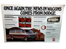 1978 Dodge Van Wagon Original Vintage print ad 70s picture