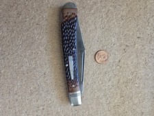 1992 Remington USA Lockback Guide Bullet Banana Trapper Knife R1253  Excellent  picture