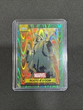 2024 Topps Chrome Marvel Comics Doctor Doom Green Gamma RayWave 61/99 #61 picture
