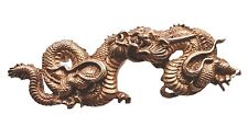 Vintage Gold Tone Chinese DRAGONS Brooch Signed ALVA MUSEUM REPLICA Collectible picture