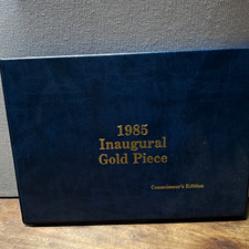 1985 Ronald Reagan Inaugural Gold Piece – Connoisseur's Edition picture