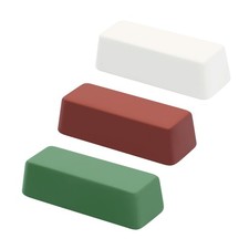 4 Oz. Buffing Polishing Compound Kit 3pcs Metal Polish Green White Red picture