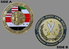 Combined Joint Task Force Operation Inherent Resolve Challenge Coin  M#5 picture