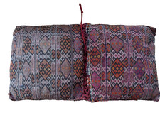 Antique Caucasian Shahsavan Kurdish Sumak Double Bag Khorjin 18x18 Tribal picture