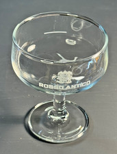 Vintage Rosso Antico Aperitif Coppa Glass w/ Original Box Italy Advertising picture