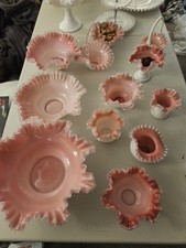 Fenton Peach Crest 10 Piece Collection picture