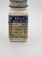 Vintage Ford’s Rexall Drug Store Medicine RX Bottle Upper Sandusky, OH picture