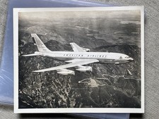 Vintage American Airlines Boeing 707 Astrojet Original Press Photo N7538A 8x10 picture