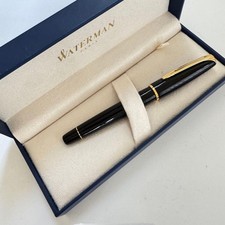 WATERMAN Charleston 18K Fountain Pen Black picture