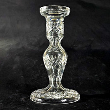 WATERFORD CANDLE HOLDER, Cut Lead Crystal, 7 1/4