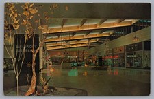 Pontiac Michigan The Mall Interior Shopping Center Postcard picture