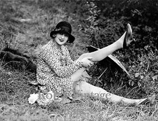 Vintage Naughty Sassy Flapper Teasing girl Photo 1920s Jazz Prohibition era 374 picture