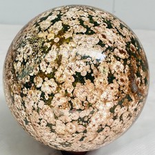 Natural Polished Pink cherry blossom agate BALL Madagascar 3960G (8.73LB) picture