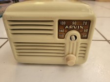 Vintage  Arvin Model 4444 no cord,missing 1 knob Vintage Tube Radio,small picture