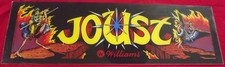 Joust Arcade Marquee – Original Williams – Bright Colors – Clean Front picture