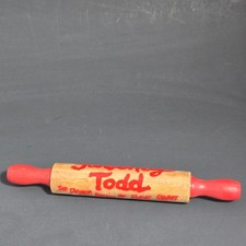 Rare Vintage 1984 Sweeney Todd NYC Opera Gala Opening Night Souvenir Rolling Pin picture
