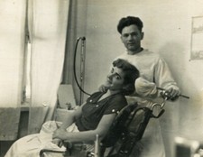 Dentistry dentist medical doctor strange odd weird unusual ussr vtg photo picture
