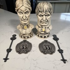 Disney Club 33  Haunted Mansion 50th Anniversary Bust Tiki mugs  Swizzles picture