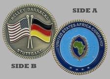 US Africa Command Kelley Barracks Stuttgart Challenge Coin  1#25 picture