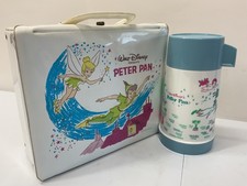 VINTAGE PETER PAN LUNCHBOX AND THERMOS picture