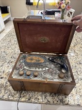 Vintage Guild Tube Radio Buccaneer Pirate Treasure Chest Tube Radio 1965 Works picture