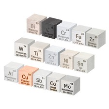 15 Pcs Element Cube 10mm Unique Metal Cube Periodic Table picture