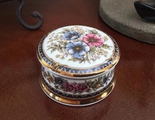 Victoriana by Falcon China~Staffordshire-England Buttercups Trinket Ring Holder picture