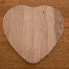 Longaberger Woodcrafts Heart Shaped Maple Wood Cutting Board  picture