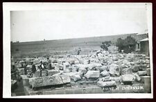 ISRAEL Capernaum 1920s Ancient City Ruins. Archeology. Real Photo Postcard picture