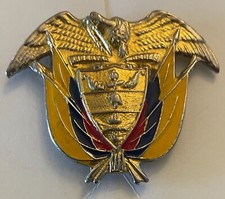 Colombia National Coat of Arms Insignia Pin Used P11 picture