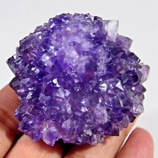  Natural Rare Big Size Purple Amethyst Druzy Agate Rough Gems- 54x51mm 537.50Ct picture