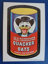 167 VINTAGE WACKY PACKAGES DIE-CUT #18 of 44 QUACKER OATS @@ RARE VARIATION @@ picture