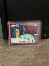 2025 Topps Chrome SpongeBob Tentacle Acres True Red Refractor /5 picture
