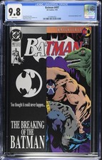 Batman #497 CGC 9.8   Bane Breaks Batman's Back DC Comics 1993 Direct 1st print picture