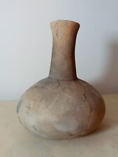 Authentic long neck Mississippian water bottle pre-columbian pottery picture