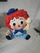 Vintage Relpo Raggedy Andy Planter Ceramic Vintage Mid Century Baby 6