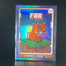 2024 Panini Minecraft Fox #22 Silver Prizm Optichrome 104/149 picture